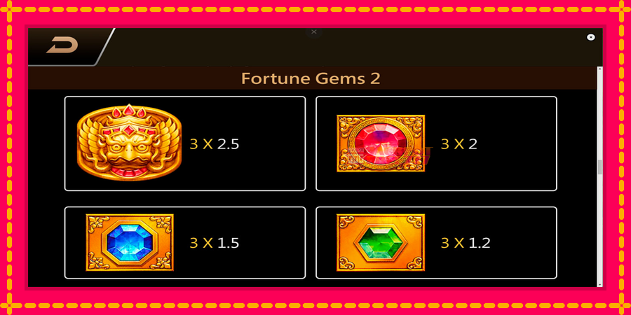 Fortune Gems 2 автомат со уникатна механика, слика 6