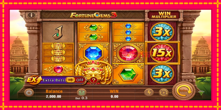 Fortune Gems 3 автомат со уникатна механика, слика 1