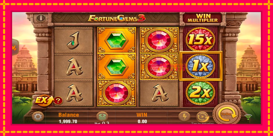 Fortune Gems 3 автомат со уникатна механика, слика 2