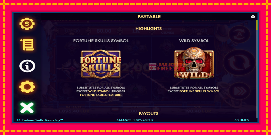 Fortune Skulls Bonus Buy автомат со уникатна механика, слика 5