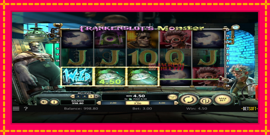 Frankenslots Monster автомат со уникатна механика, слика 3