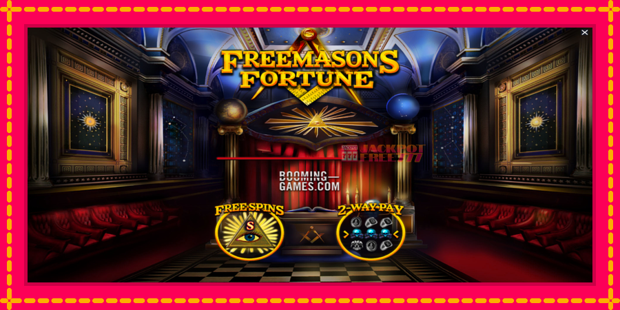 Freemasons Fortune автомат со уникатна механика, слика 1