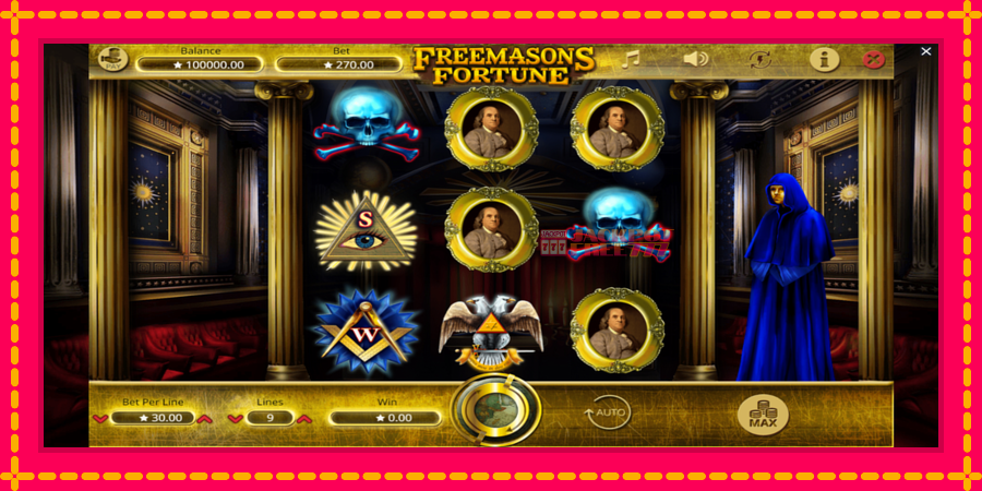 Freemasons Fortune автомат со уникатна механика, слика 2