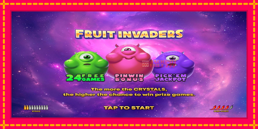 Fruit Invaders автомат со уникатна механика, слика 1