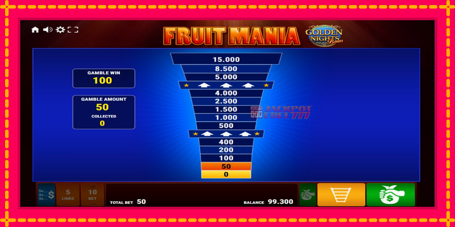 Fruit Mania Golden Nights автомат со уникатна механика, слика 3