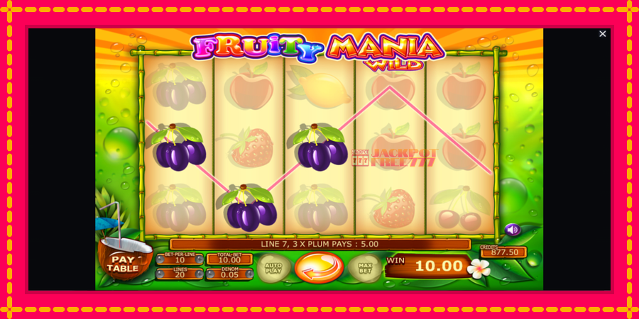 Fruity Mania автомат со уникатна механика, слика 4