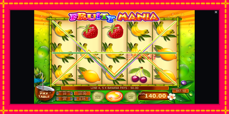 Fruity Mania автомат со уникатна механика, слика 5