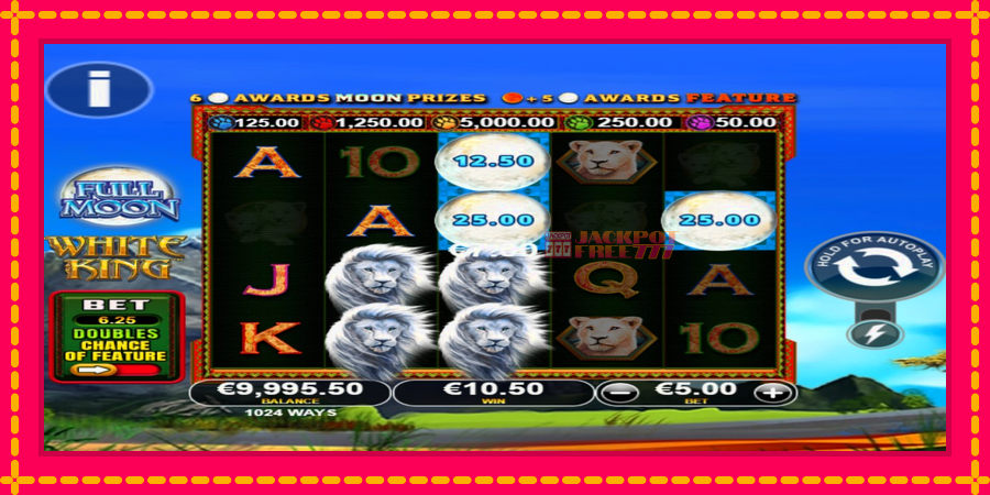 Full Moon: White King PowerPlay Jackpot автомат со уникатна механика, слика 2