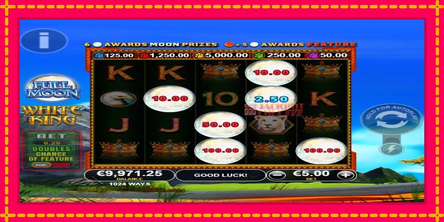 Full Moon: White King PowerPlay Jackpot автомат со уникатна механика, слика 3