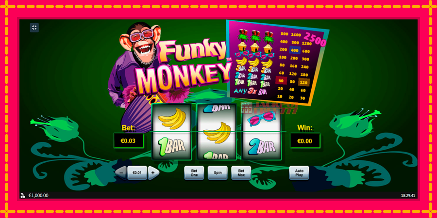 Funky Monkey автомат со уникатна механика, слика 1