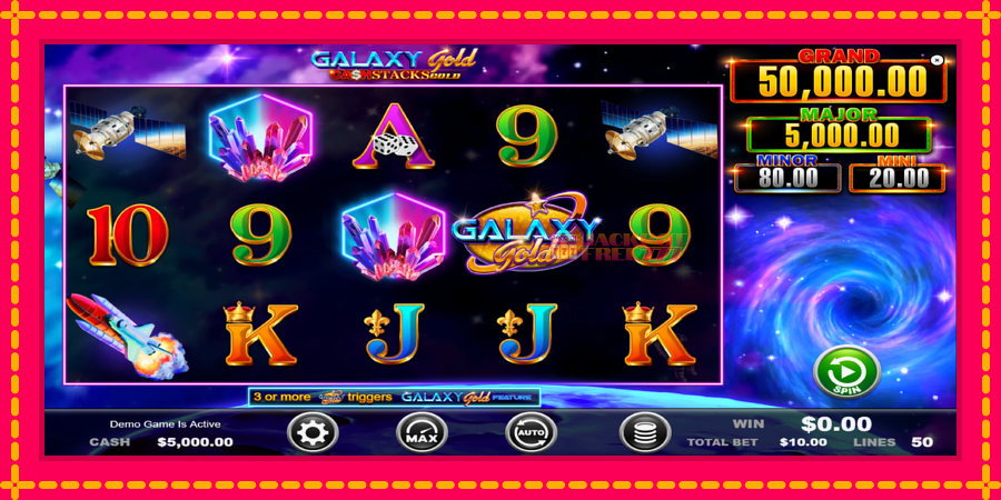 Galaxy Gold CashStacks Gold автомат со уникатна механика, слика 2