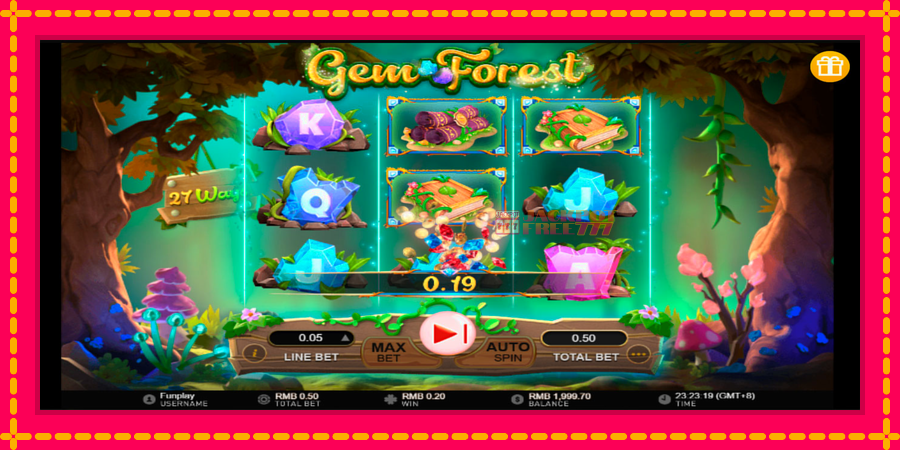 Gem Forest автомат со уникатна механика, слика 2