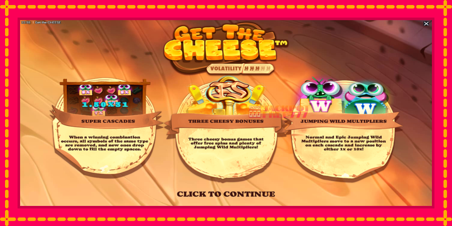 Get The Cheese автомат со уникатна механика, слика 1