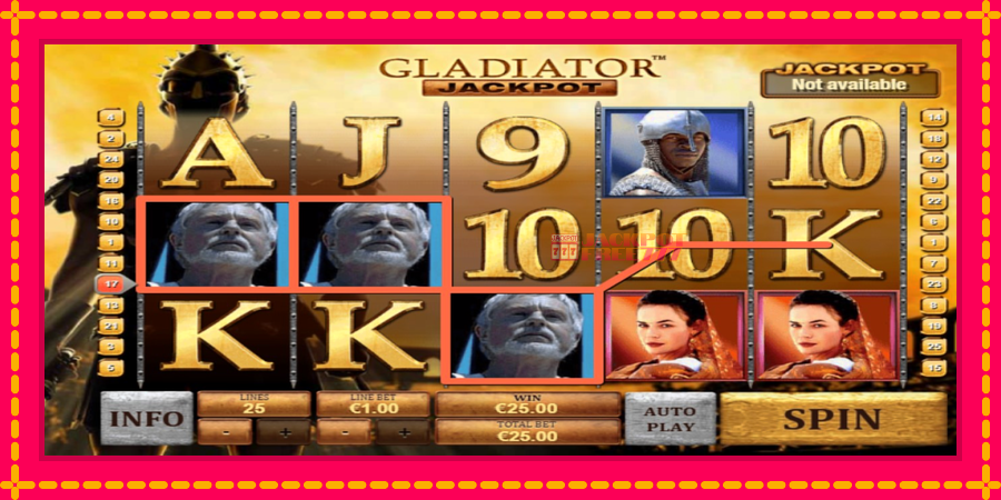 Gladiator Jackpot автомат со уникатна механика, слика 2