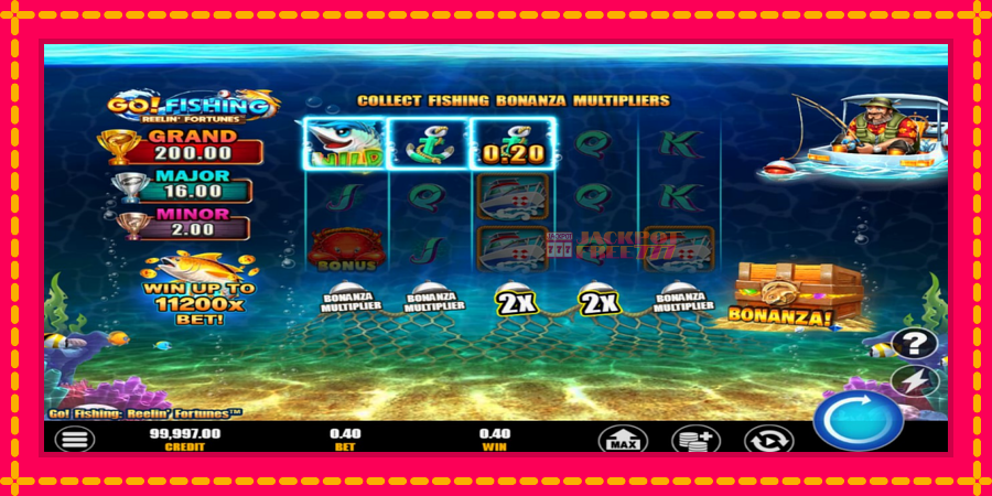 Go! Fishing: Reelin Fortunes автомат со уникатна механика, слика 4