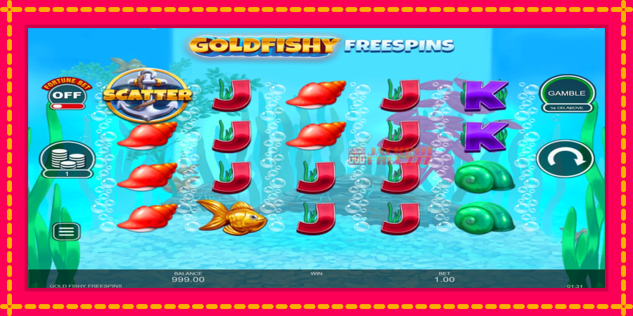 Gold Fishy Free Spins автомат со уникатна механика, слика 2