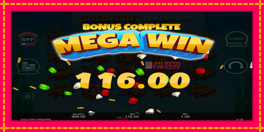 Gold Fishy Free Spins автомат со уникатна механика, слика 3