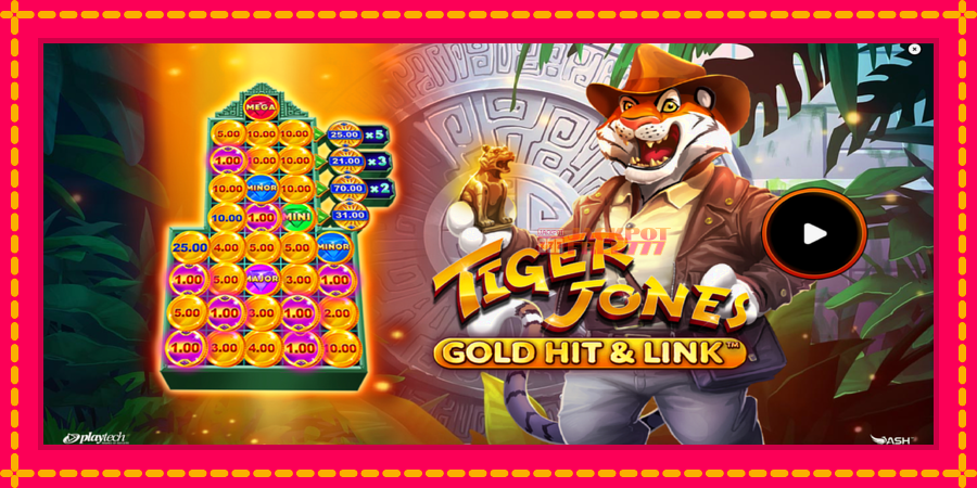 Gold Hit & Link: Tiger Jones автомат со уникатна механика, слика 1