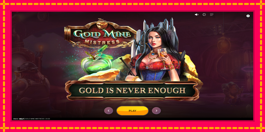 Gold Mine Mistress автомат со уникатна механика, слика 1