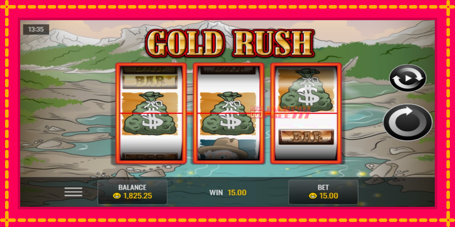 Gold Rush автомат со уникатна механика, слика 2