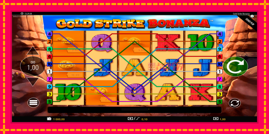 Gold Strike Bonanza автомат со уникатна механика, слика 1