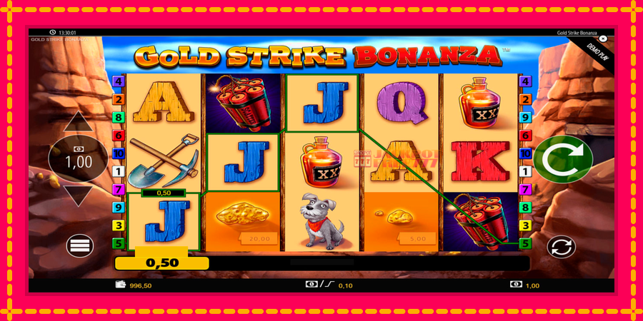 Gold Strike Bonanza автомат со уникатна механика, слика 2