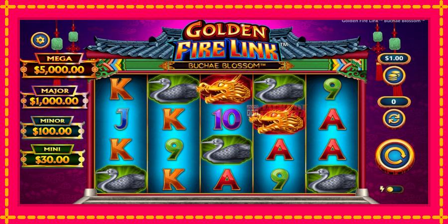 Golden Fire Link Buchae Blossom автомат со уникатна механика, слика 1