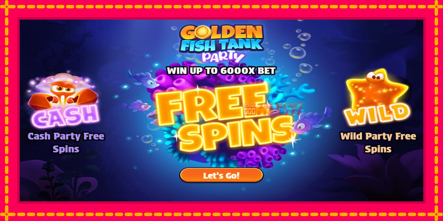 Golden Fish Tank Party автомат со уникатна механика, слика 1