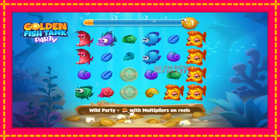 Golden Fish Tank Party автомат со уникатна механика, слика 3