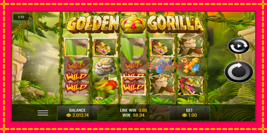 Golden Gorilla автомат со уникатна механика, слика 2