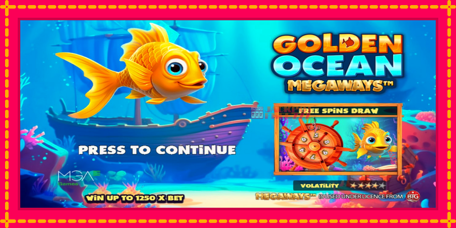 Golden Ocean Megaways автомат со уникатна механика, слика 1