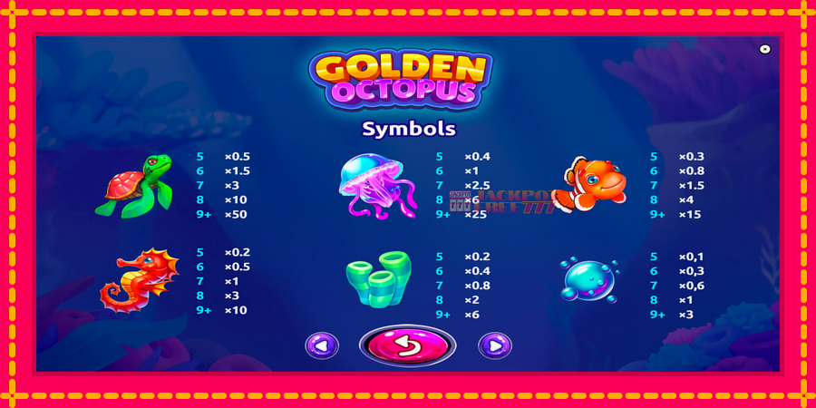 Golden Octopus автомат со уникатна механика, слика 6