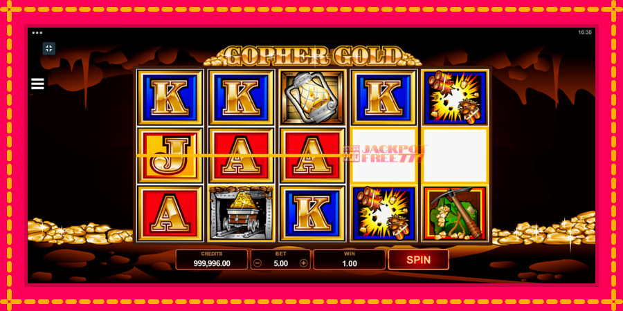 Gopher Gold автомат со уникатна механика, слика 2