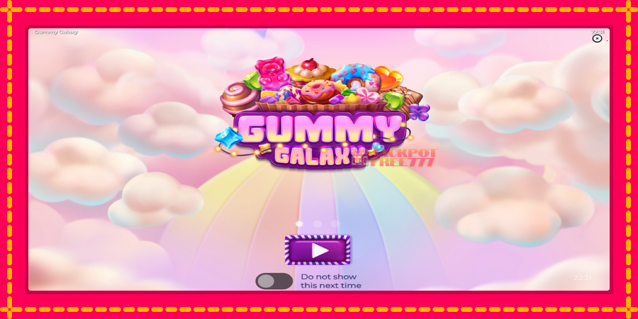 Gummy Galaxy автомат со уникатна механика, слика 1