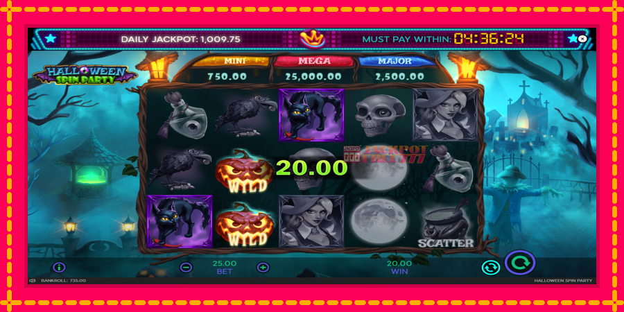 Halloween Spin Party автомат со уникатна механика, слика 6