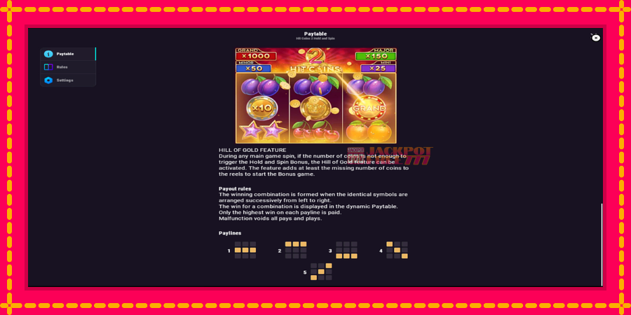 Hit Coins 2 Hold and Spin автомат со уникатна механика, слика 7