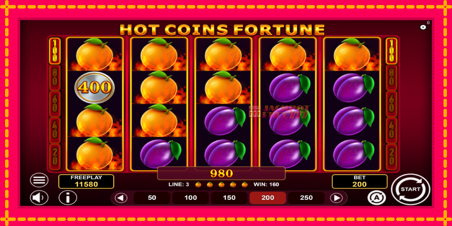 Hot Coins Fortune автомат со уникатна механика, слика 4