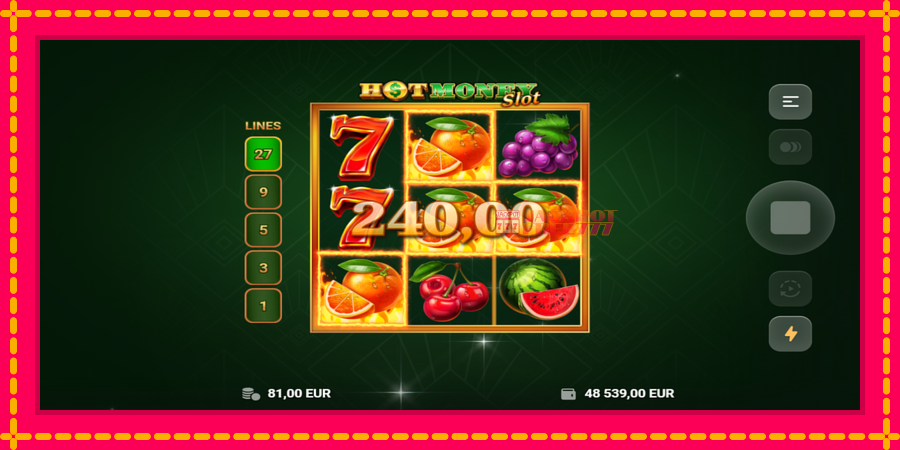 Hot Money Slot автомат со уникатна механика, слика 3