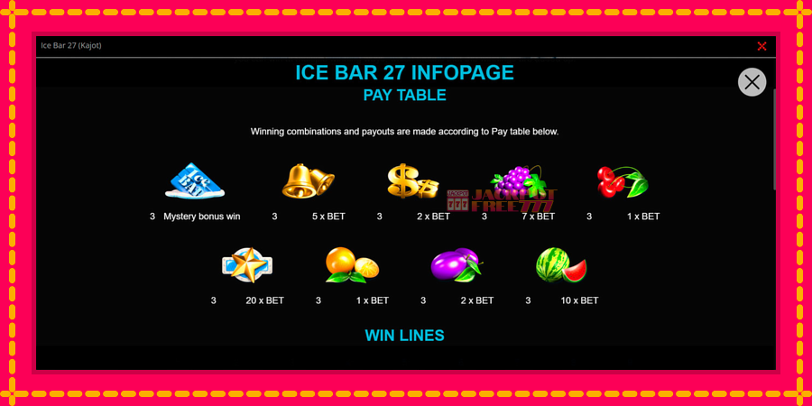 Ice Bar 27 автомат со уникатна механика, слика 2