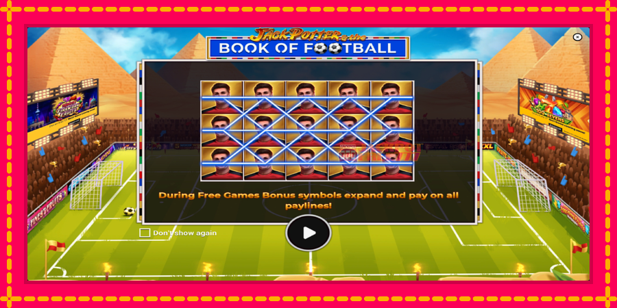 Jack Potter & The Book of Football автомат со уникатна механика, слика 1