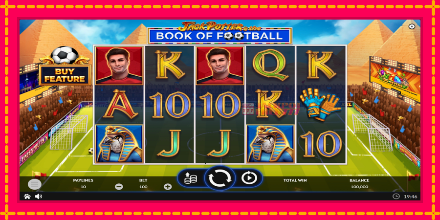 Jack Potter & The Book of Football автомат со уникатна механика, слика 2