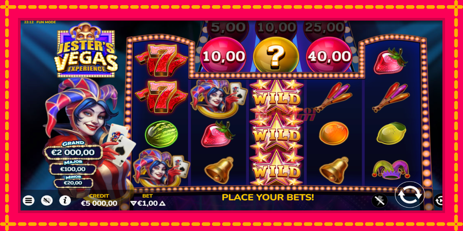 Jesters Vegas Experience автомат со уникатна механика, слика 2