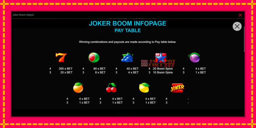 Joker Boom автомат со уникатна механика, слика 2