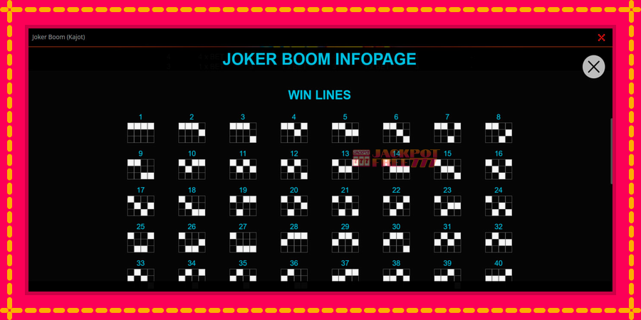 Joker Boom автомат со уникатна механика, слика 3