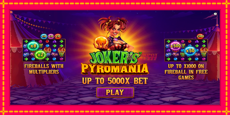 Jokers Pyromania автомат со уникатна механика, слика 1