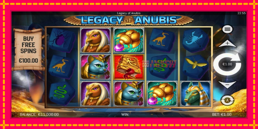 Legacy of Anubis автомат со уникатна механика, слика 2