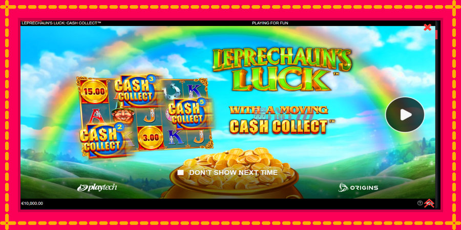 Leprechauns Luck Cash Collect Megaways PowerPlay Jackpot автомат со уникатна механика, слика 1