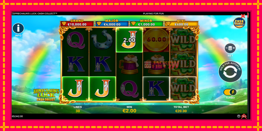 Leprechauns Luck Cash Collect Megaways PowerPlay Jackpot автомат со уникатна механика, слика 3