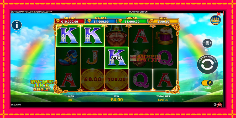 Leprechauns Luck Cash Collect Megaways PowerPlay Jackpot автомат со уникатна механика, слика 4