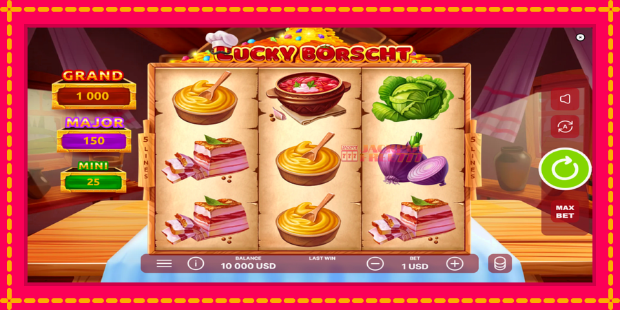 Lucky Borscht автомат со уникатна механика, слика 2